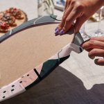 6'lı Krem Renkli Gül Çizimli Servis Altlığı & Supla Realhomes