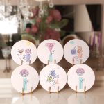 - Supla6li-Set85-Gorsel1 - Realhomes 6'lı Onedraw Silüet & Gül Tasarımlı Servis Altlığı & Supla Realhomes