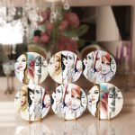 6'lı Kadın Figürlü Özel Tasarım Servis Altlığı & Supla Realhomes