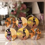 - Supla6li-Set93-Gorsel1 - Realhomes 6'lı Etnik Afrikan Kadın Özel Tasarım Servis Altlığı & Supla Realhomes