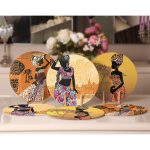 - Supla6li-Set93-Gorsel2 - Realhomes 6'lı Etnik Afrikan Kadın Özel Tasarım Servis Altlığı & Supla Realhomes