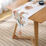 - UcgenRunner-10031-Gorsel2 - Realhomes Gül Tasarımlı Dijital Baskılı Modern Püsküllü Şönil Üçgen Runner Realhomes