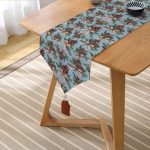 - UcgenRunner-10181-Gorsel2 - Realhomes Mavi Zemin Kozalak Tasarımlı Dijital Baskılı Modern Püsküllü Şönil Üçgen Runner Realhomes