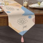 - UcgenRunner-5878-Gorsel1 - Realhomes Realhomes Özel Tasarım Dijital Baskılı Modern Püsküllü Şönil Üçgen Runner Realhomes