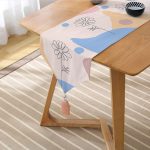 - UcgenRunner-5878-Gorsel2 - Realhomes Realhomes Özel Tasarım Dijital Baskılı Modern Püsküllü Şönil Üçgen Runner Realhomes