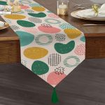 - UcgenRunner-7023-Gorsel1 - Realhomes Realhomes Sanatsal Modern Tasarımlı Dijital Baskılı Özel Tasarım Püsküllü Şönil Üçgen Runner Realhomes