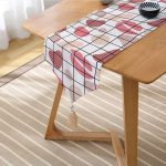 - UcgenRunner-7035-Gorsel2 - Realhomes Realhomes Renkli Bohem Zeminli Kare Çizgiler Dijital Baskılı Özel Tasarım Püsküllü Şönil Üçgen Runner Realhomes