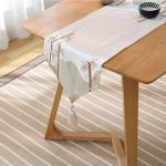 Realhomes Realhomes Natura Boho Doğa Tasarımlı Dijital Baskılı Özel Tasarım Püsküllü Şönil Üçgen Runner Realhomes