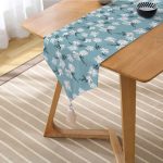 - UcgenRunner-7254-Gorsel2 - Realhomes Realhomes Renkli Zemin Üzerinde Renkli Papatya Desenli Dijital Baskılı Özel Tasarım Püsküllü Şönil Üçgen Runner Realhomes