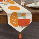 - UcgenRunner-7379-Gorsel1 - Realhomes Realhomes Özel Tasarım Dijital Baskılı Modern Püsküllü Şönil Üçgen Runner Realhomes