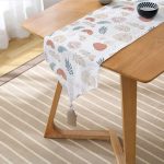 Realhomes Beyaz Zeminde Onedraw Çizimli Gökyüzü Temalı Dijital Baskılı Özel Tasarım Püsküllü Şönil Üçgen Runner Realhomes