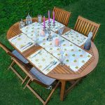 4+1 Pembe Çizgili Altın Varaklı Amerikan Servis & Runner Seti Realhomes