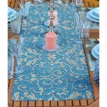 4+1 Dijital Baskılı Özel Tasarım Modern Amerikan Servis & Runner Seti Realhomes