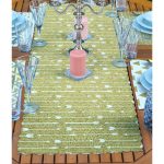 - ServisRunner-Set111-Gorsel2 - Realhomes 4+1 Altın Varaklı Üçgen & Ok Tasarımlı Amerikan Servis & Runner Seti Realhomes