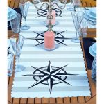 - ServisRunner-Set122-Gorsel2 - Realhomes  4+1 Lacivert Denizci Motifli Amerikan Servis & Runner Seti Realhomes