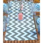 4+1 Gri Home Sweet Temalı Amerikan Servis & Runner Seti Realhomes