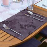 - ServisRunner-Set134-Gorsel3 - Realhomes 4+1 Rengarenk Zemin Üzerinde Çiçek Motifli Amerikan Servis & Runner Seti Realhomes