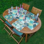 - ServisRunner-Set142-Gorsel1 - Realhomes 4+1 Renkli Yaprak Tasarımlı Amerikan Servis & Runner Seti Realhomes