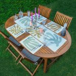 4+1 Özel Tasarım Dijital Baskılı  Amerikan Servis & Runner Seti Realhomes