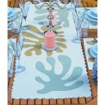 4+1 Özel Tasarım Dijital Baskılı  Amerikan Servis & Runner Seti Realhomes