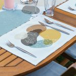 - ServisRunner-Set154-Gorsel3 - Realhomes 4+1 Soyut Çizimli Renkli Bohem Tasarımlı Amerikan Servis & Runner Seti Realhomes