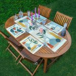 4+1 Özel Tasarım Dijital Baskılı  Amerikan Servis & Runner Seti Realhomes