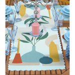 4+1 Özel Tasarım Dijital Baskılı  Amerikan Servis & Runner Seti Realhomes