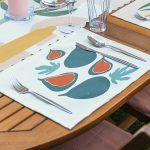 4+1 Özel Tasarım Dijital Baskılı  Amerikan Servis & Runner Seti Realhomes