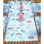 4+1 Etnik Figürlü Özel Tasarım Amerikan Servis & Runner Seti Realhomes