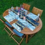 - ServisRunner-Set16-Gorsel1 - Realhomes  4+1 Mavi Mermer Tasarımlı Amerikan Servis & Runner Seti Realhomes