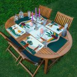 - ServisRunner-Set169-Gorsel1 - Realhomes 4+1 Renkli Zeminli Onedraw Çizimli Ağaç Desenli Amerikan Servis & Runner Seti Realhomes