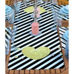 - ServisRunner-Set180-Gorsel2 - Realhomes 4+1 Beyaz Zemin Üzerinde Gold Detaylı Yazılı Modern Amerikan Servis & Runner Seti Realhomes