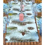 4+1 Kozalak & Yaprak Tasarımlı Amerikan Servis & Runner Seti Realhomes