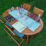 - ServisRunner-Set189-Gorsel1 - Realhomes 4+1 Renkli Zemin Üzerinde Çamağacı Desenli Amerikan Servis & Runner Seti Realhomes