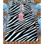 - ServisRunner-Set20-Gorsel2 - Realhomes 4+1 Siyah & Beyaz Geometrik Çizimli Amerikan Servis & Runner Seti Realhomes