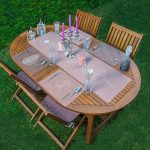 4+1 Rengarenk Zemin Çiçek Tasarımlı Amerikan Servis & Runner Seti Realhomes