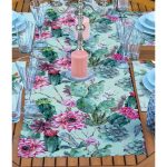 4+1 Kaktüs Tasarımlı Amerikan Servis & Runner Seti Realhomes