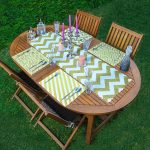 4+1 Altın Varaklı Geometrik Tasarımlı Amerikan Servis & Runner Seti Realhomes