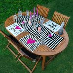 4+1 I Love You Tasarımlı Amerikan Servis & Runner Seti Realhomes