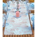 4+1 Kuru Sonbahar Yaprakları Tasarımlı Amerikan Servis & Runner Seti Realhomes