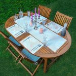 4+1 Mavi Zemin Yaprak Motifli Amerikan Servis & Runner Seti Realhomes