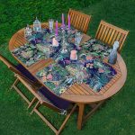 4+1 Etnik Orman Kral Tasarımlı Amerikan Servis & Runner Seti Realhomes