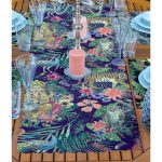 4+1 Etnik Orman Kral Tasarımlı Amerikan Servis & Runner Seti Realhomes