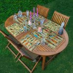 4+1 Etnik Afrika Tasarımlı Amerikan Servis & Runner Seti Realhomes