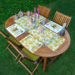 4+1 Kurumuş Sonbahar Yaprakları & Geyik Tasarımlı Amerikan Servis & Runner Seti Realhomes