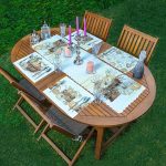 4+1 Kabak Çizimli Özel Tasarım Amerikan Servis & Runner Seti Realhomes