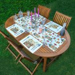 4+1 Kabak & Meyveler Özel Tasarım Amerikan Servis & Runner Seti Realhomes