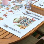 4+1 Kabak & Meyveler Özel Tasarım Amerikan Servis & Runner Seti Realhomes