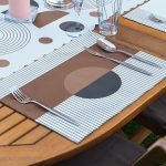 4+1 Özel Tasarım İskandinav Motifli Amerikan Servis & Runner Seti Realhomes