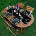 4+1 Siyahi African Tasarımlı Amerikan Servis & Runner Seti Realhomes